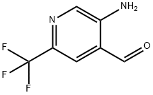 2-三氟甲基-5-氨基异烟醛,944900-36-1,结构式