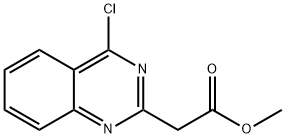 2-(4-氯喹唑啉-2-基)乙酸甲酯 结构式