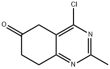 4-Chloro-2-Methyl-7,8-dihydroquinazolin-6(5H)-one Struktur