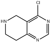 Pyrido[4,3-d]pyrimidine, 4-chloro-5,6,7,8-tetrahydro- Struktur