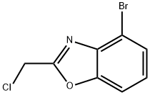 4-BROMO-2-(CHLOROMETHYL)-1,3-BENZOXAZOLE Structure