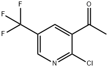 1-(2-chloro-5-(trifluoroMethyl)pyridin-3-yl)ethanone Structure