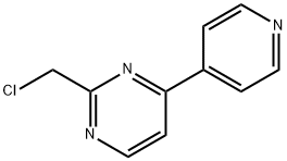 2-(chloroMethyl)-4-(pyridin-4-yl)pyriMidine Structure