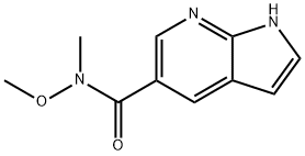 944936-49-6 1H-ピロロ[2,3-B]ピリジン-5-カルボン酸 メトキシ-メチル-アミド