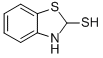 2-BENZOTHIAZOLINETHIOL 结构式