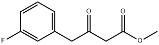4-(3-FLUORO-PHENYL)-3-OXO-BUTYRIC ACID METHYL ESTER Struktur
