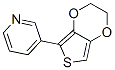 Pyridine,  3-(2,3-dihydrothieno[3,4-b]-1,4-dioxin-5-yl)- Structure