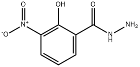 2-羟基-3-硝基苯碳酰肼, 945-22-2, 结构式