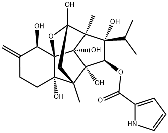 9,21-二氢-鱼尼丁-3-(1H-吡咯-2-羧酸) 结构式