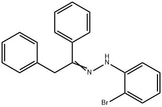 N-(2-BROMOPHENYL)-N''-(1,2-DIPHENYLETHYLIDENE)HYDRAZINE Structure
