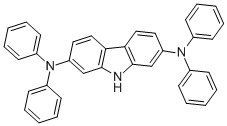 N、 N,N',N'-四苯基-9H-咔唑-2,7-二胺,945261-94-9,结构式