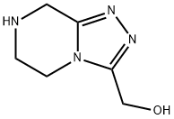 1,2,4-Triazolo[4,3-a]pyrazine-3-methanol,  5,6,7,8-tetrahydro- Structure