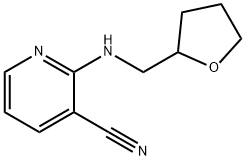 2-[(Tetrahydrofuran-2-ylmethyl)amino]-nicotinonitrile 结构式