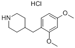 PIPERIDINE, 4-[(2,4-DIMETHOXYPHENYL)METHYL]-, HYDROCHLORIDE Structure