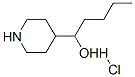 α-ブチルピペリジン-4-メタノール 化学構造式