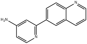 2-(quinolin-6-yl)pyridin-4-amine Struktur