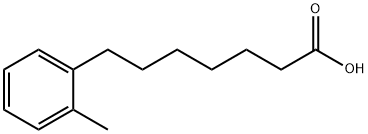 7-(o-tolyl)heptanoic acid 结构式