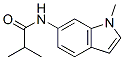 Propanamide,  2-methyl-N-(1-methyl-1H-indol-6-yl)-,945533-94-8,结构式