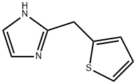 1H-Imidazole,  2-(2-thienylmethyl)-,945542-70-1,结构式