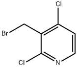 3-(bromomethyl)-2,4-dichloropyridine Structure