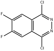 1,4-Dichloro-6,7-difluorophthalazine Struktur