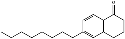 6-辛基-3,4-二氢萘-1(2H)-酮, 945632-75-7, 结构式