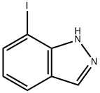7-碘-1H-吲唑 结构式