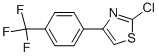 2-CHLORO-4-[4-(TRIFLUOROMETHYL)PHENYL]THIAZOLE Structure