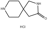 2,8-ジアザスピロ[4,5]デカン-3-オン塩酸塩 化学構造式