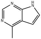 4-Methyl-7H-pyrrolo[2,3-d]pyrimidine Struktur