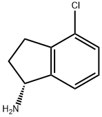 (R)-4-氯-2,3-二氢-1H-茚-1-胺, 945950-76-5, 结构式