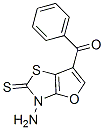 Methanone,  (3-amino-2,3-dihydro-2-thioxofuro[2,3-d]thiazol-6-yl)phenyl- Structure
