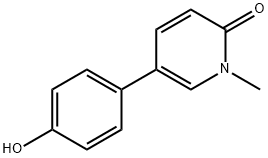 5-(4-Hydroxyphenyl)-1-methylpyridin-2(1H)-one Structure