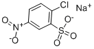 2-氯-5-硝基苯磺酸钠,946-30-5,结构式