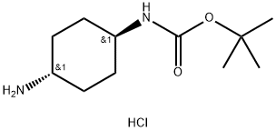 Trans-N-BOC-1,4-CYCLOHEXANEDIAMINE-HCl Structure