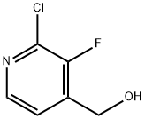 2-氯-3-氟-4-吡啶甲醇 结构式