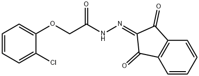 946386-04-5 2-(2-chlorophenoxy)-N'-(1,3-dioxo-1,3-dihydro-2H-inden-2-yliden)acetohydrazide