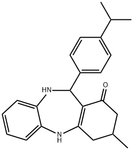 11-(4-isopropylphenyl)-3-methyl-2,3,4,5,10,11-hexahydro-1H-dibenzo[b,e][1,4]diazepin-1-one|