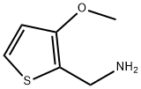 2-(アミノメチル)-3-メトキシチオフェン 化学構造式