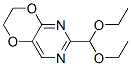 [1,4]Dioxino[2,3-d]pyrimidine,  2-(diethoxymethyl)-6,7-dihydro- Structure