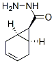 Bicyclo[4.1.0]hept-3-ene-7-carboxylic acid, hydrazide, (1alpha,6alpha,7beta)- (9CI) Structure