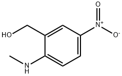 [2-(Methylamino)-5-nitrophenyl]methanol 结构式