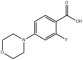 2-FLUORO-4-MORPHOLINOBENZOIC ACID price.