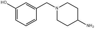 3-[(4-aminopiperidin-1-yl)methyl]phenol