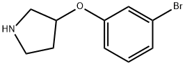 3-(3-溴苯氧基)吡咯烷,946681-75-0,结构式