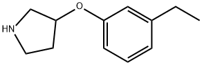 3-(3-ETHYLPHENOXY)PYRROLIDINE Struktur