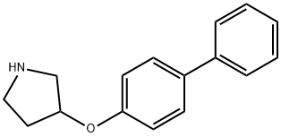 3-([1,1'-BIPHENYL]-4-YLOXY)PYRROLIDINE Structure