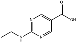 2-(ETHYLAMINO)PYRIMIDINE-5-CARBOXYLIC ACID Struktur