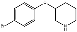 3-(4-BROMOPHENOXY)PIPERIDINE Structure