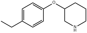 3-(4-ETHYLPHENOXY)PIPERIDINE Structure